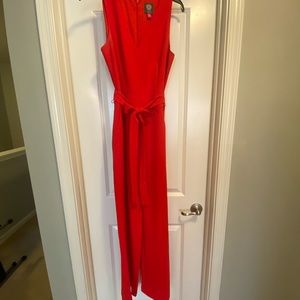 Red Vince Camuto Jumpsuit